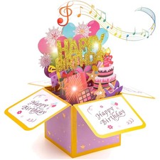 Geburtstagskarte musik led - musik,