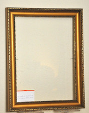 Prunkrahmen Antik goldfarben mit Glas ca. 42,5 cm x 32,5 cm