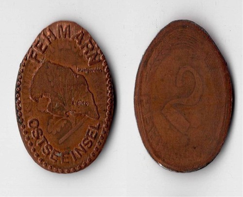 Elongated coin fehmarn - elongated,