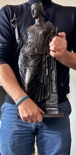 Große Muse Euterpe Frankreich um 1880 55cm Delafontaine Bronze Skulptur