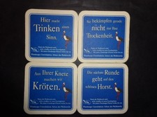 Bierdeckel Brauerei Petersen Flensburg (5) Störche