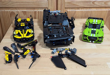 LEGO TECHNIC Auto Konvolut – Shelby GT500 + Bugatti Bolide + Batmans Mobil - TOP