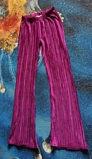 Neu samtige Hose Schlaghose