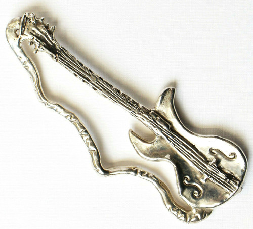 Kleine silber gitarre miniatur - kleine,