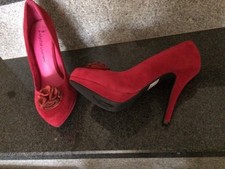 Ladystar by Daniela Katzenberger Pumps Gr.38 Neu Mit Karton Rot 