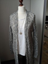 Lange Strickjacke Häkellook