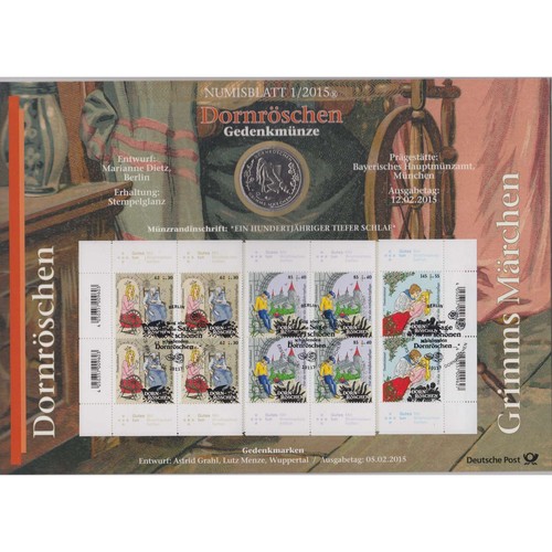 Brd bund numisblatt 2015 - brd,