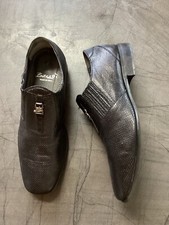 Bello Schuhe schwarz Herrenschuhe elegante Slipper Italy Echt Leder Sehr Gut