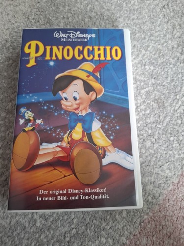Vhs pinocchio walt - -,