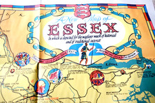 BILDKARTE VON ESSEX um 1950