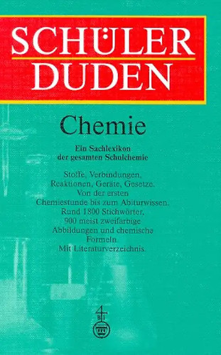 Schülerduden die chemie - schülerduden.,