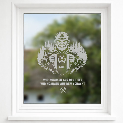 Bsg wismut aue aufkleber wir - aue,