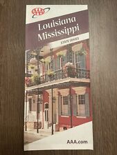 Straßenkarte USA Louisiana Mississippi Roadmap Landkarte