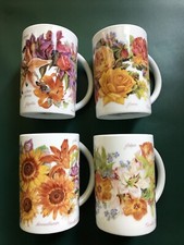 BRADFORD EDITION Künstlertassen / Becher 4x Porzellan (M. Band) Sammeln , Selten