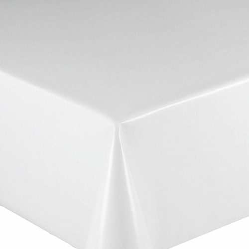 Pvc tischdecke uni weiß - tischdecke,