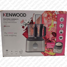 KENWOOD Multipro Compact+ FDM313SS Kompaktküchenmaschine Silber (Rührschüsselkap