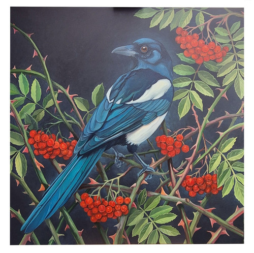 Leinwandgemälde vogelmotiv - leinwandgemälde,