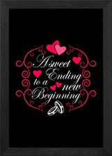 Ein süßes Ende gerahmtes