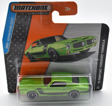 Matchbox Pontiac Firebird Formula PKW 14/120 2014 Superfast kurze Karte