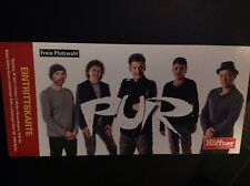 1x Pur--SAMMLER - Andenken -Open Air Berlin 28.04.2018 STEHPLATZ Eintrittkarte