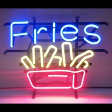 Pommes Frites Neon Sign