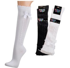 Kniestrümpfe Damen schwarz