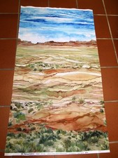 Farbverlauf  Landschaft Wüste