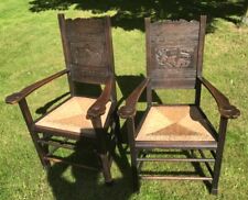 Zwei wunderschöne Worpswede Stühle und einem Ovalen Tisch Dunkel Eiche REDUZIERT