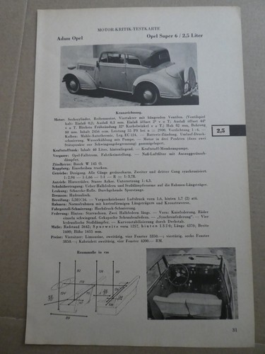 Opel super 5 - super, 2,5