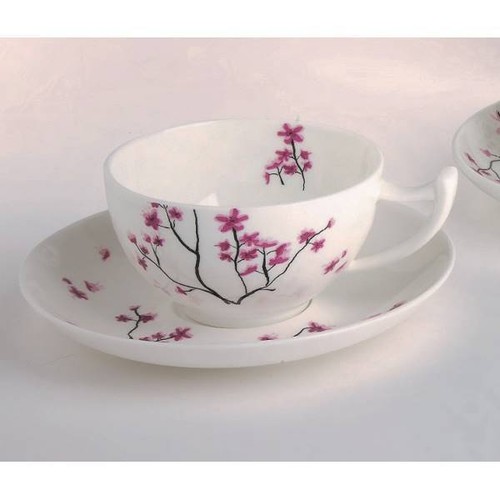 Tasse mit untertasse cherry - mit,