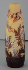 Vase Emile Galle Nancy um 1905 Glas Jugendstil