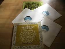 3 LP Box Bach Matthäus Passion Vinyl Eterna DDR 8 20 625-8 20 627