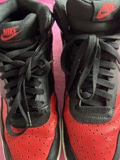  Herren Nike Schuhe Größe 45, Rot Schwarz Cort Vision Low Air Force 1 