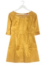 DONNA BY HALLHUBER Langarmkleid Damen Kleid Gr. DE 36 blassgelb Casual-Look