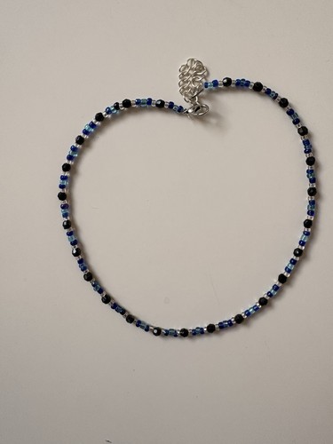 Handgemachte perlenkette blau - handgemachte,