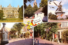 Nostalgische Ansichtskarte, Wassenaar, 1970er, Südholland, Niederlande, Nordsee