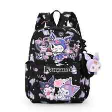 Kuromi Rucksack mit Geldbörse Hello Kitty Cinnamoroll Schul Reiserucksack