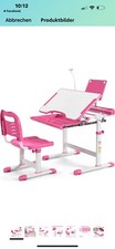 Kinderschreibtisch Jugendschreibtisch Schüler Schreibtisch mit Stuhl +Lampe Set