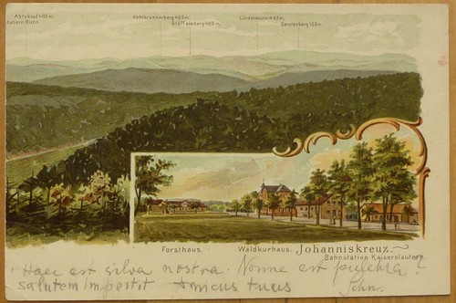 Waldkurhaus johanniskreuz 1900 - johanniskreuz,