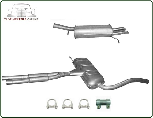 Auspuff set für - auspuff, a6