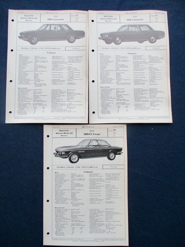 Bmw 2500 2800 cs - bmw,