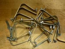 21 Stück Edelstahl Kajak Paddel Feder Klemme Snap Clip Federklammer Camping