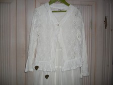 edle Traumjacke  Kommunion/Hochzeit neuwertig   Gr.128 von Klara Klamotti