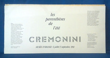 Leonardo Cremonini, Die