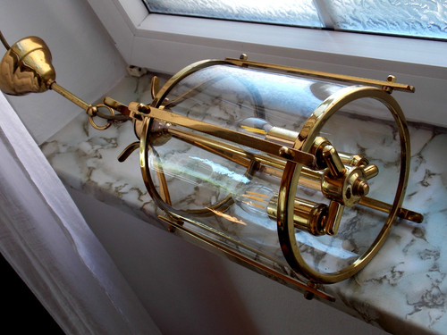 Antik jugendstil hängelampe - antik,
