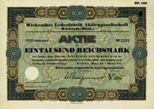Wickrather Lederfabrik AG 1941