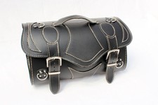 Wie Neu! 1 Stück Motorrad Satteltasche Gepäcktasche schwarz stabil schick