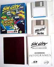 ORIGINAL Commodore Amiga Spiel OVP boxed - Sim City - aus Sammlung RARITÄT