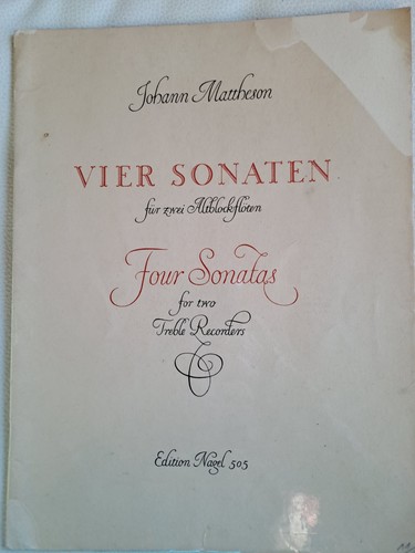 Noten johann mattheson 4 - johann,