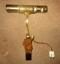 antike  Messing Klavierlampe Schreibtisch Leselampe Bankerlampe  Lampe Klavier